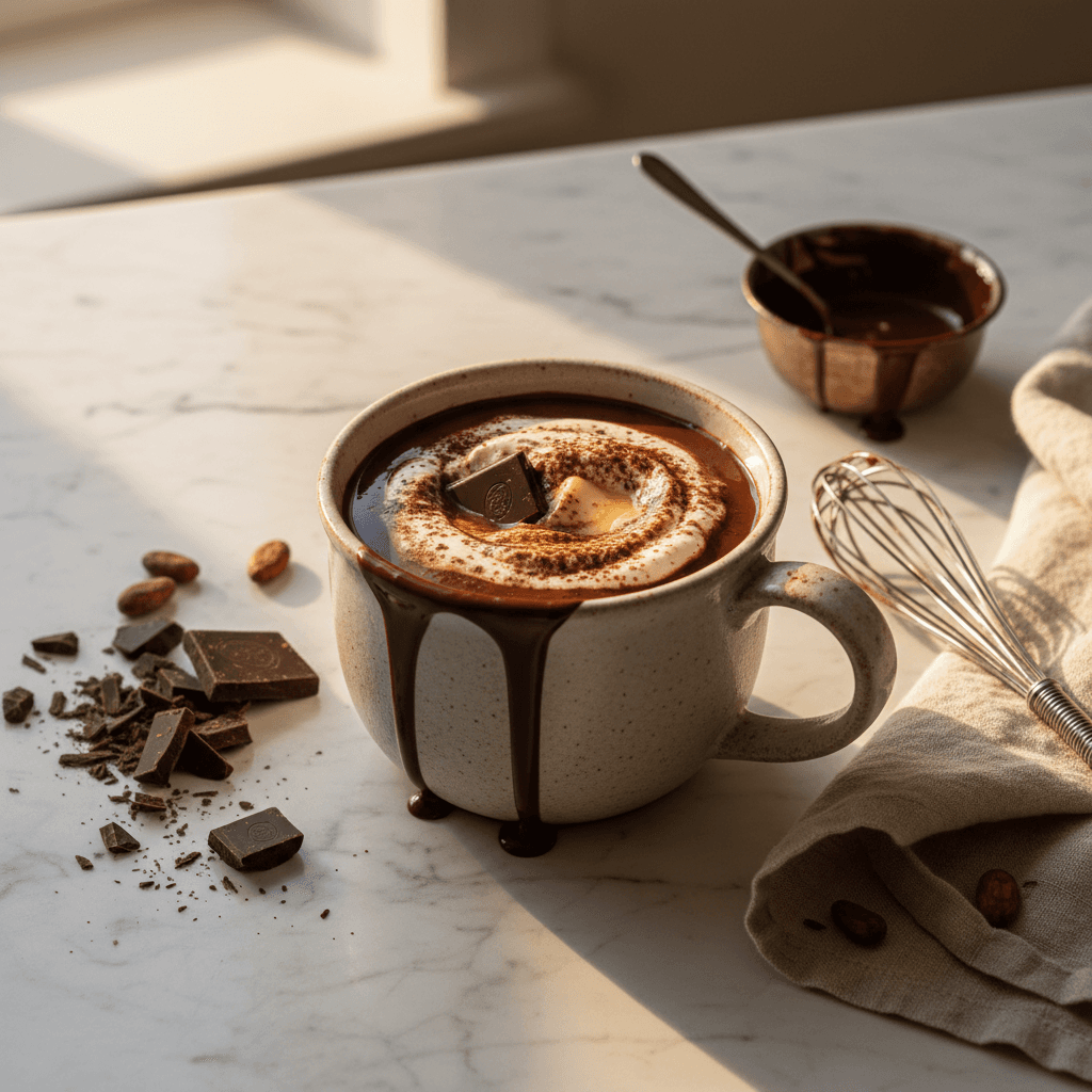Chocolat Chaud Épais à la Française