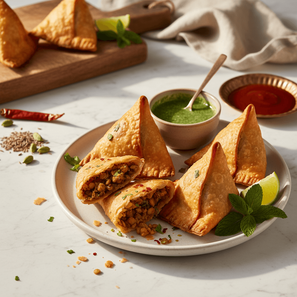 Samosas aux Lentilles