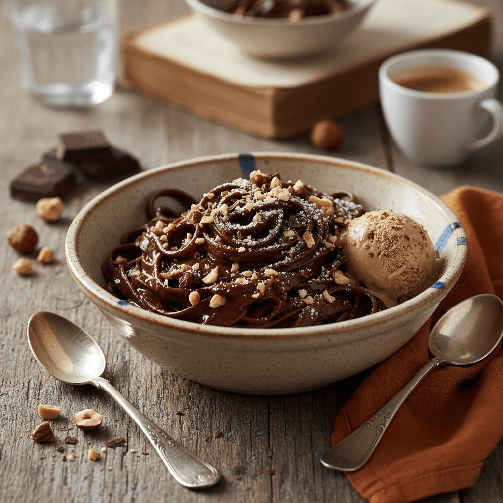 Pâtes au Chocolat et Noisettes