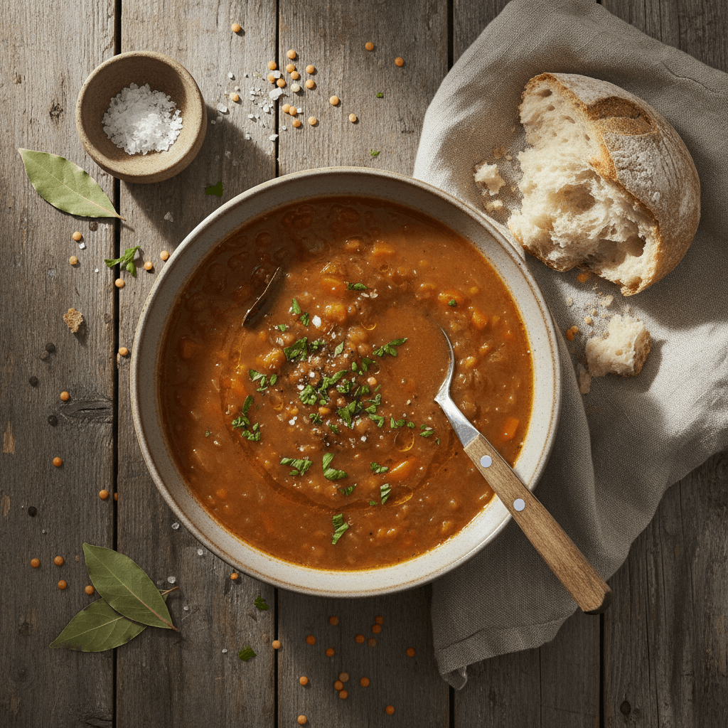 Soupe de Lentilles Réconfortante