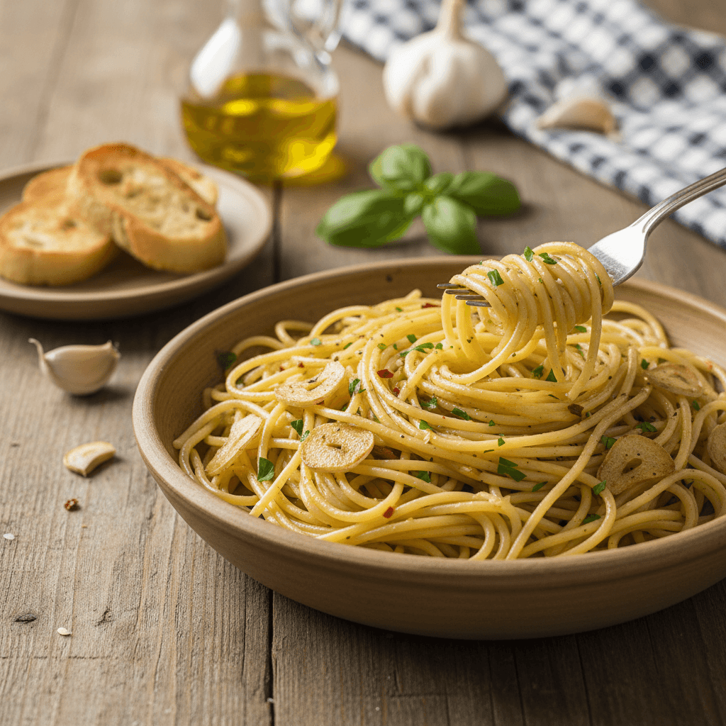 Spaghetti aglio e olio