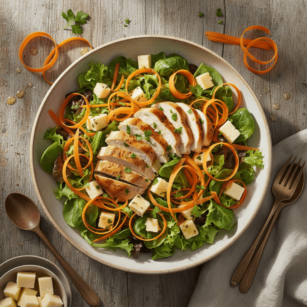 Salade Composée Poulet-Carottes