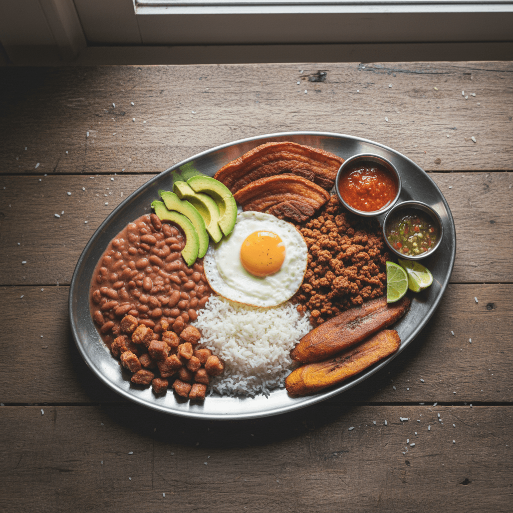 Bandeja Paisa Colombienne