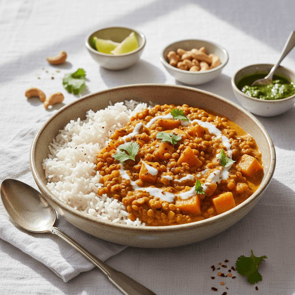Curry de Lentilles Asiatique