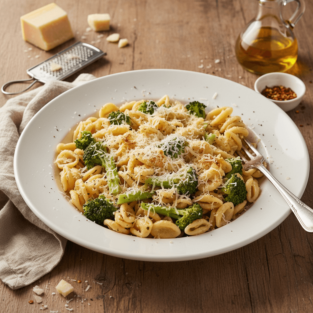 Pasta with Parmesan and Broccoli