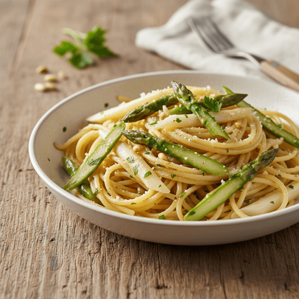 Pasta with Asparagus and Butter