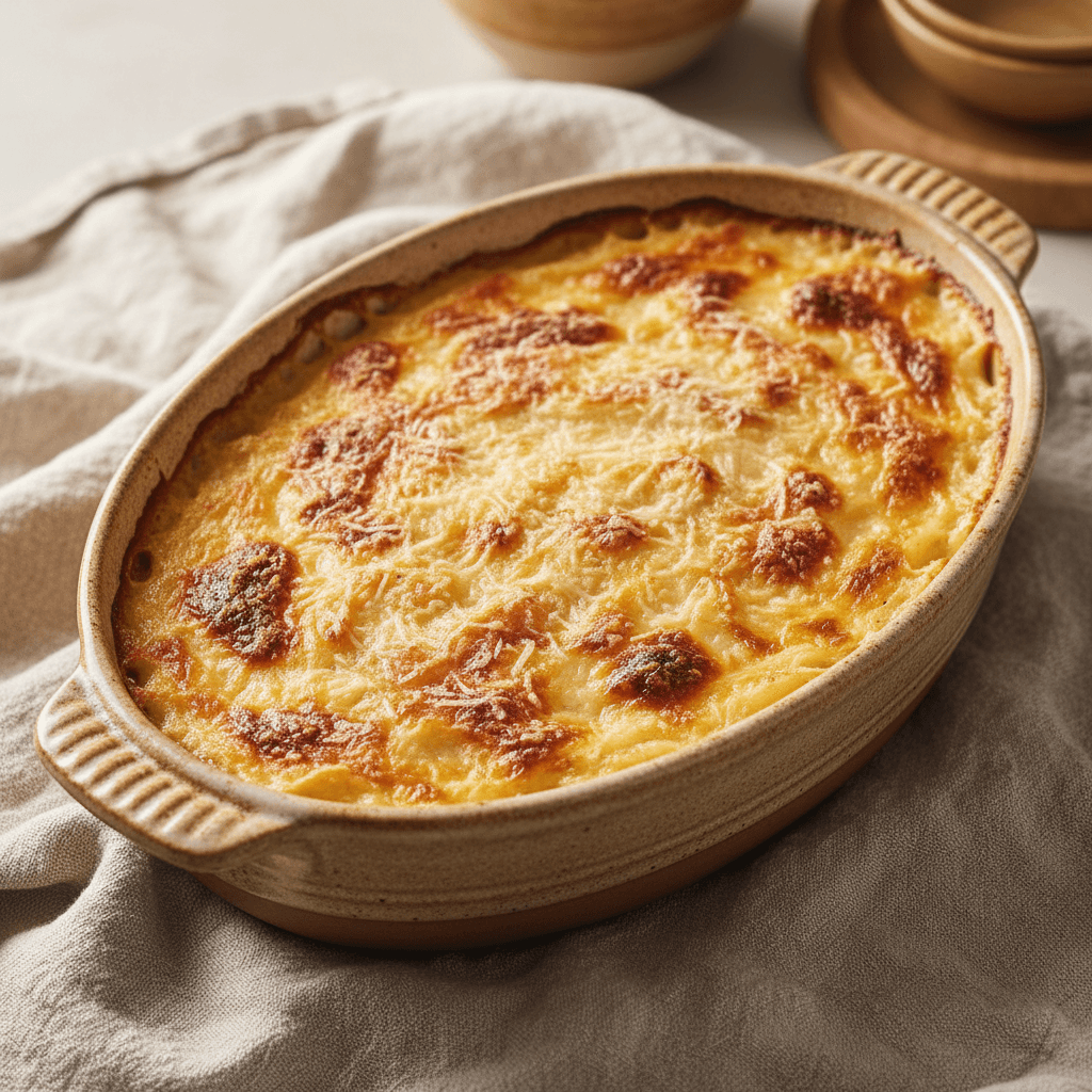 Gratin céleri-rave & pomme de terre au parmesan
