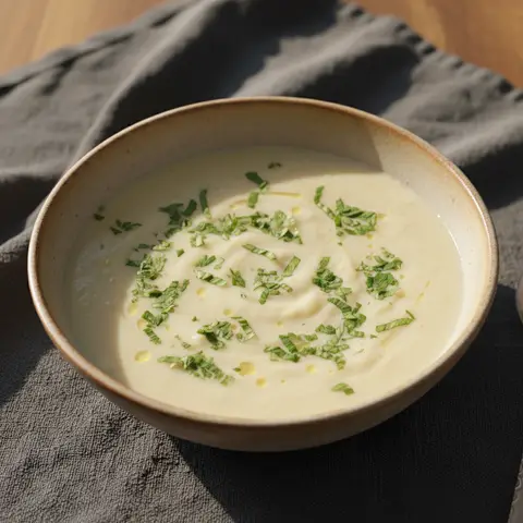 Velouté panais & coco gingembre coriandre